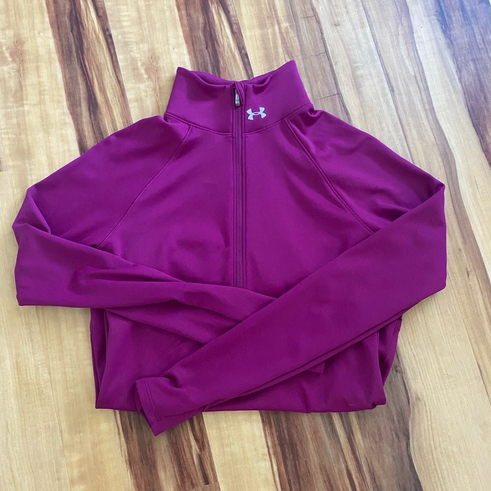 Under Armour Magenta Full-Zip Jacket